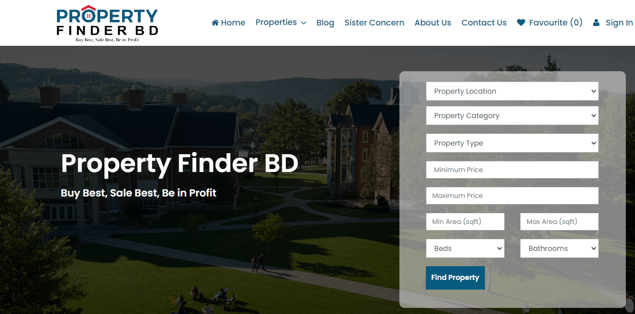 The-Property-Finder-Real-Estate-Website-Development
